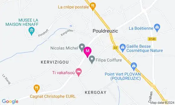 Localisation Dr Thomas Jaouen