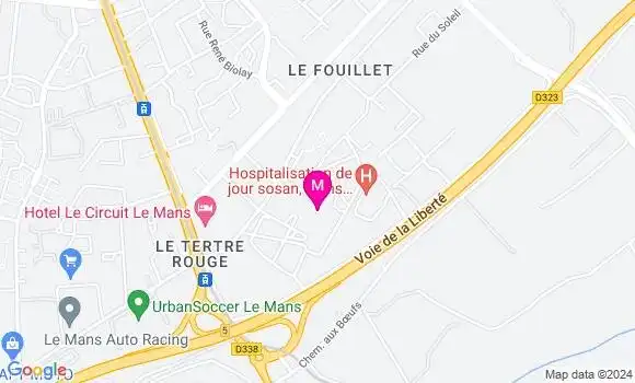 Localisation Dr Paul Denys