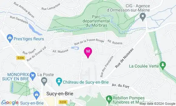 Localisation Dr Pauline Mery