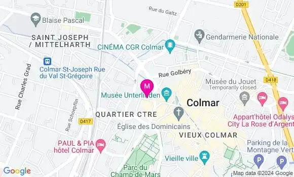 Localisation Dr Marie Erb