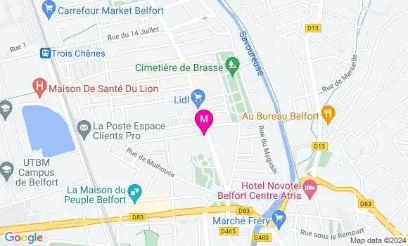 Localisation Dr Malek Bouzaien Trimech
