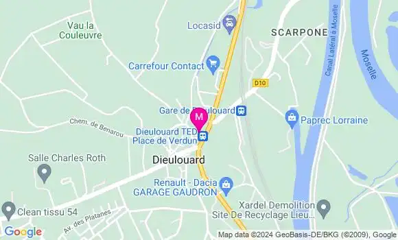 Localisation Dr Julie Antoine Pinet