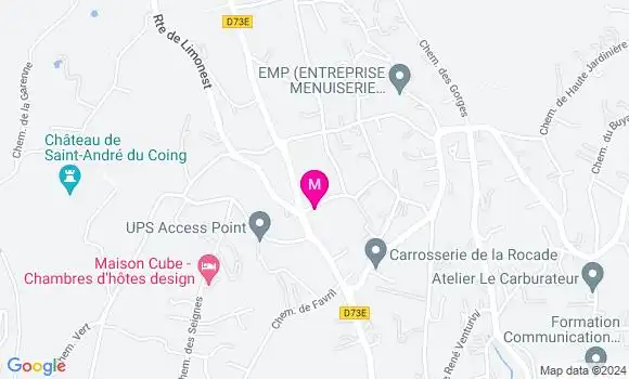 Localisation Dr Sylvie Leynaud