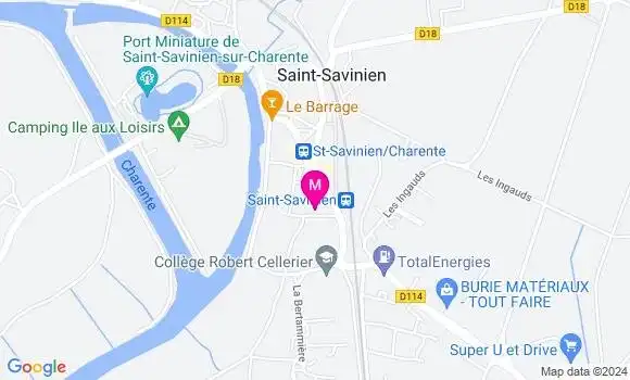 Localisation Dr Lucie Martin