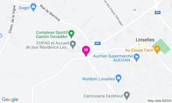 Localisation Dr Antoine Sueur