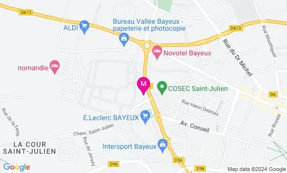 Localisation Dr Alexis Leclerc