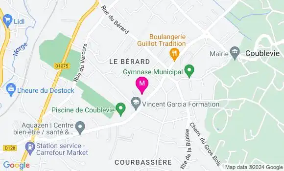 Localisation Dr Vanessa Parrour