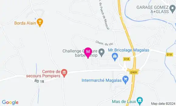 Localisation Dr Sarah Bodart