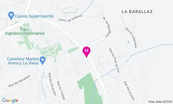 Localisation Dr Marie Cheuret