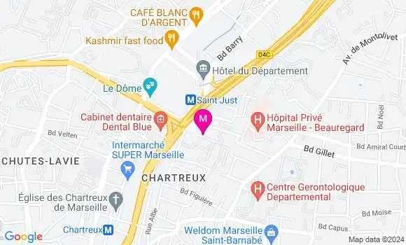 Localisation Dr Gabrielle Lacombe