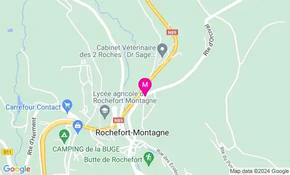 Localisation Dr Clémence Butet