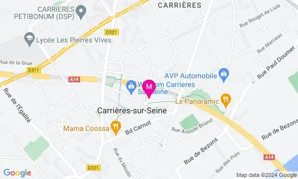 Localisation Dr Brigitte Millot