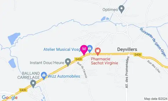 Localisation Dr Carole Lenepveu