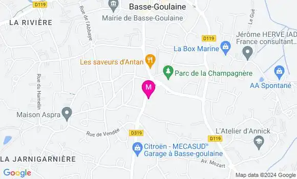 Localisation Dr Olivia Martin