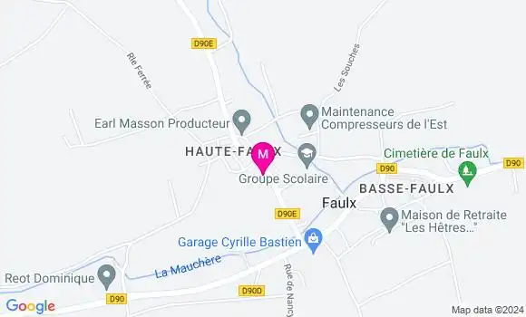 Localisation Dr Amandine Berthault