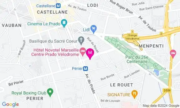 Localisation Dr Jessica Fongue