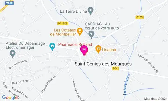 Localisation Dr Caroline Cinque Martinez