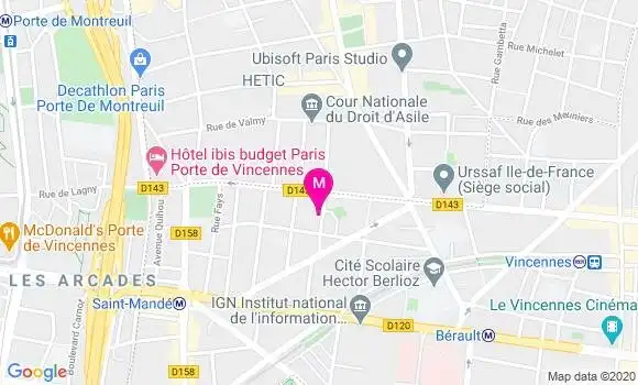 Localisation Dr Françoise Ben Hamou