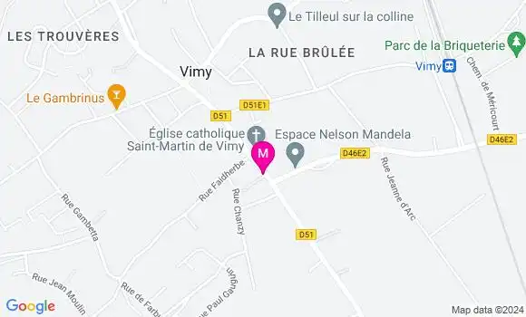 Localisation Dr Benoit Tanguy
