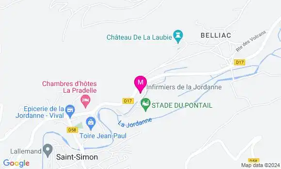 Localisation Dr Paul Benistand