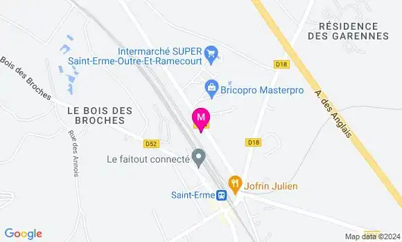 Localisation Dr Valentin Pierrard