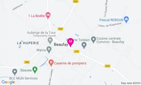 Localisation Dr Angéla Marin Peralta