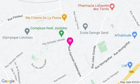 Localisation Dr Clément Stordeur