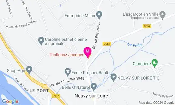 Localisation Dr Aline Vergonzane