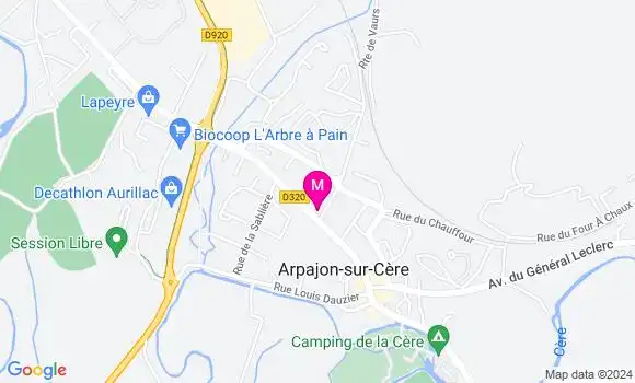 Localisation Dr Benjamin Vergne