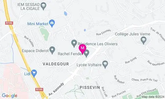 Localisation Dr Marion Vincent