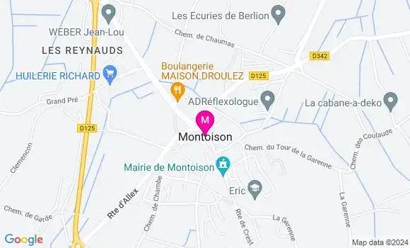 Localisation Dr Hélène Lerosey Masson