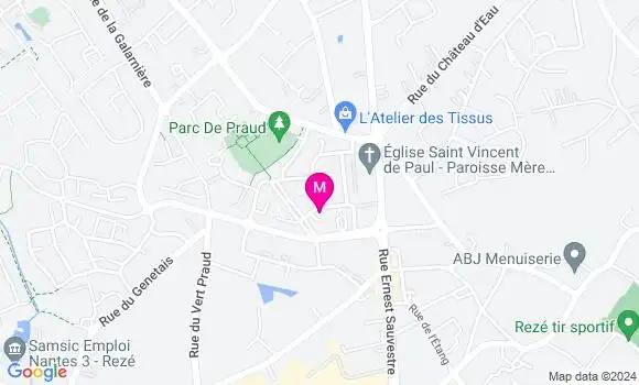 Localisation Dr Thomas Tamisier