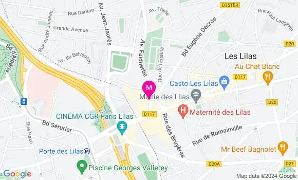 Localisation Dr Clarisse Pean