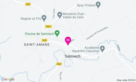 Localisation Dr Sophie Andrieu