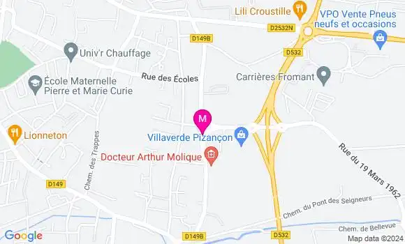 Localisation Dr Geoffrey Carat