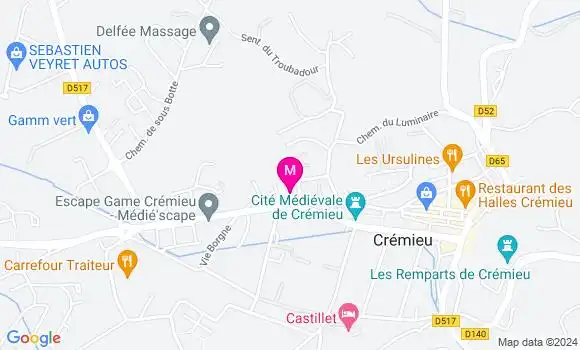 Localisation Dr Manon Colombarini