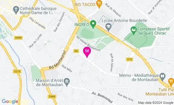 Localisation Dr Audelaure Junca
