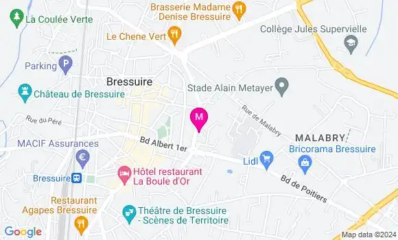 Localisation Dr Margot Blanchard