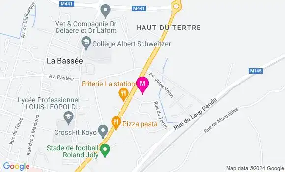 Localisation Dr Denis Félix Lacroix