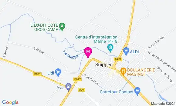 Localisation Dr Céline Chemin