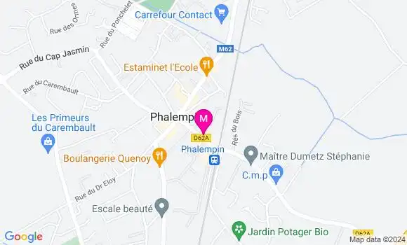 Localisation Dr Valentin Guiraud