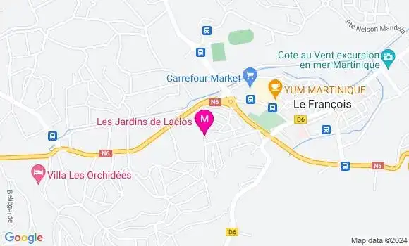 Localisation Dr Sandy Jean Baptiste