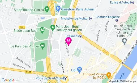 Localisation Dr Céline Grand