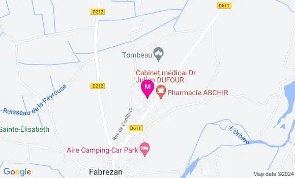 Localisation Dr Marine Duforest