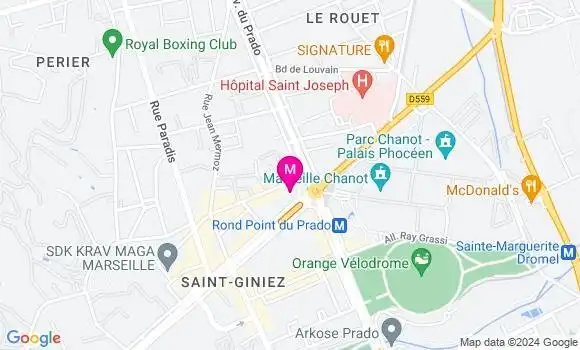 Localisation Dr Michael Saada