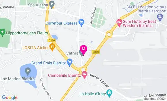 Localisation Dr Alix Bourgela