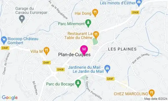 Localisation Dr Blandine Grousset