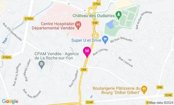 Localisation Dr Vincent Duteau