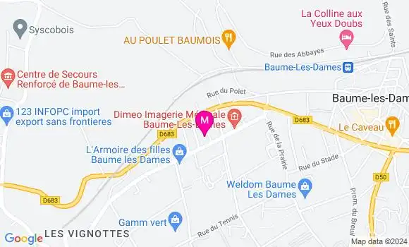 Localisation Dr Pierre Laurent Marmier