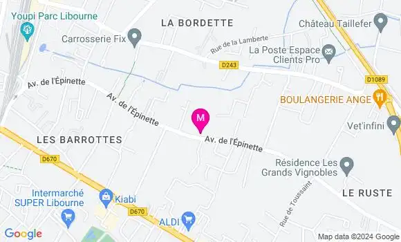 Localisation Dr Camille Siadous